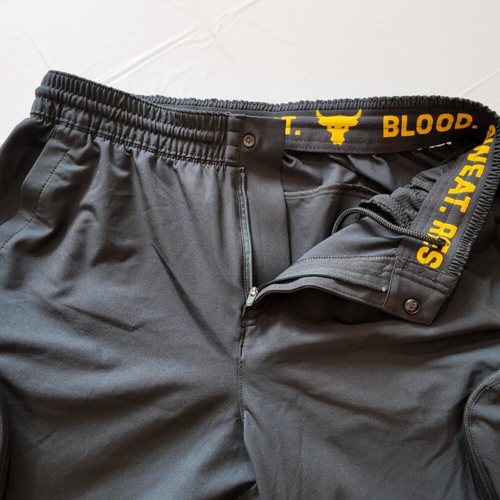 Under Armour | Project Rock Woven Cargo Pants - Black |  Size L - Picture 5 of 11